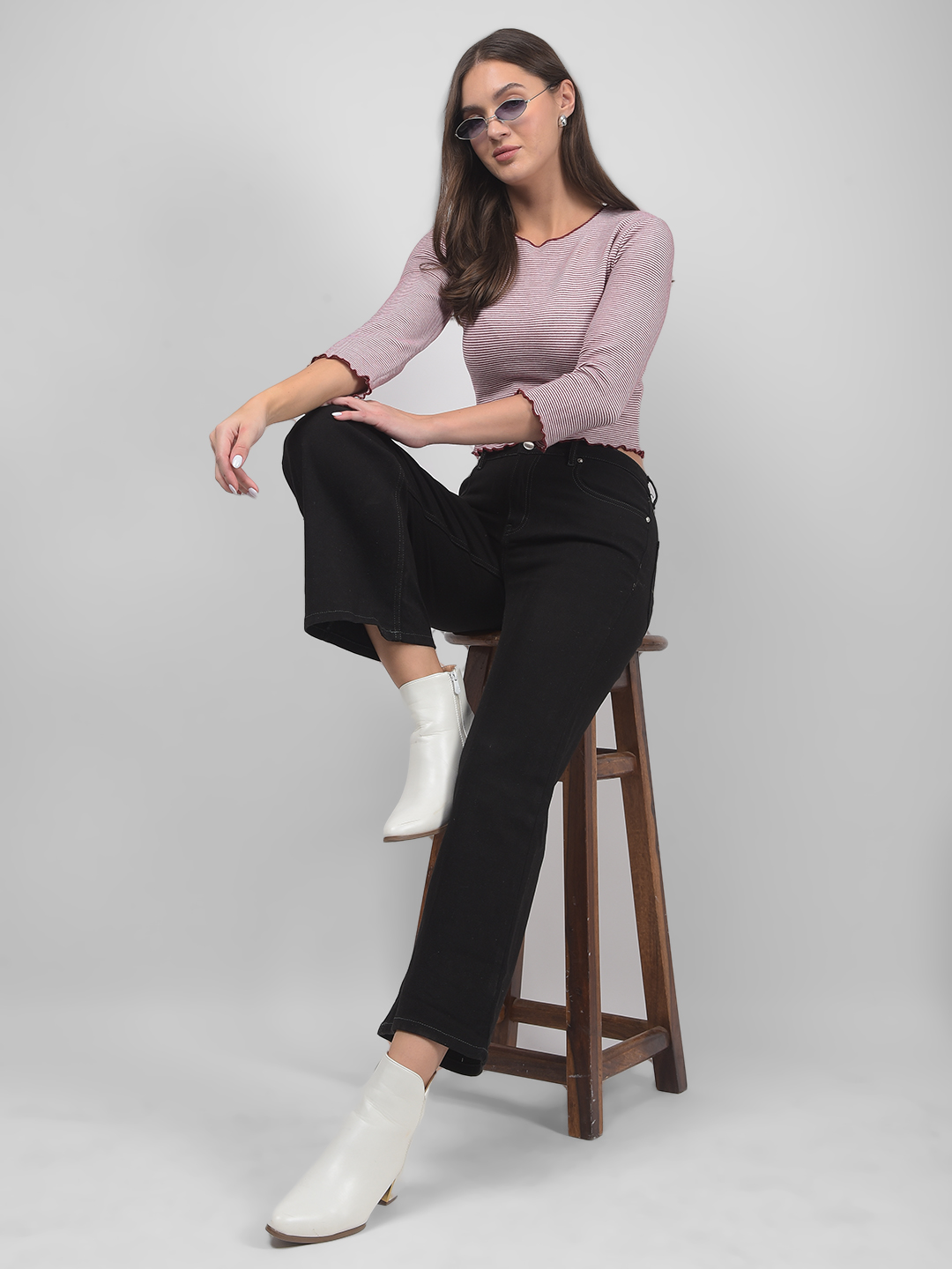 Numero Uno Women Solid Black Jeans